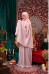 Telekung Elira Candy Pink 